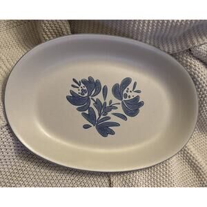 Pfaltzgraff Yorktowne Oval Platter 14’x 9.5’ Deep Meat Platter USA made EUC